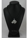 Weimaraner - necklace (silver plate) - 3016 - 31032