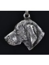 Weimaraner - necklace (silver plate) - 3016 - 31029