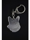 Welsh Corgi Cardigan - keyring (silver plate) - 2183 - 20748