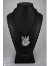 Welsh Corgi Cardigan - necklace (silver plate) - 2968 - 30852