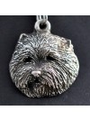 West Highland White Terrier - necklace (silver cord) - 3197 - 32663