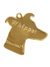 Whippet - keyring (gold plating) - 806 - 25080