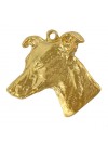 Whippet - keyring (gold plating) - 806 - 25081
