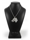 Whippet - necklace (silver cord) - 3173 - 33090