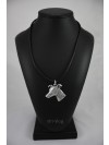 Whippet - necklace (silver plate) - 2924 - 30674