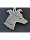 Whippet - necklace (silver plate) - 2924 - 30676