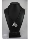 Whippet - necklace (silver plate) - 2924 - 30677
