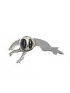 Whippet - pin (silver plate) - 1534 - 26025