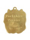 Yorkshire Terrier - keyring (gold plating) - 2854 - 30287