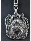 Yorkshire Terrier - keyring (silver plate) - 2132 - 19480