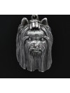 Yorkshire Terrier - necklace (silver chain) - 3368 - 34080