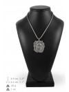 Yorkshire Terrier - necklace (silver cord) - 3160 - 33028