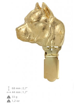 American Staffordshire Terrier - clip (gold plating) - 1013 - 26572