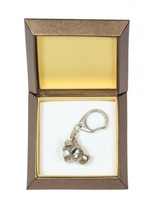 American Staffordshire Terrier - keyring (silver plate) - 2725 - 29844