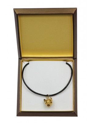 American Staffordshire Terrier - necklace (gold plating) - 2467 - 27626