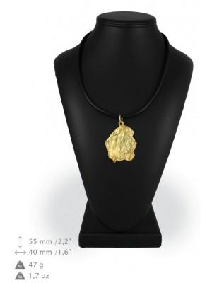 Basset Hound - necklace (gold plating) - 1008 - 25537