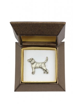 Beagle - pin (silver plate) - 2644 - 28926
