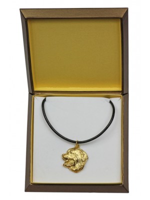 Bernese Mountain Dog - necklace (gold plating) - 2520 - 27679