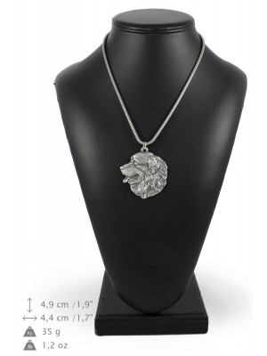 Bernese Mountain Dog - necklace (silver cord) - 3156 - 33021