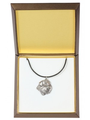 Bouvier des Flandres - necklace (silver plate) - 2911 - 31055