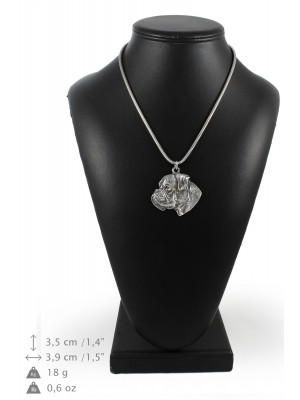 Boxer - necklace (silver cord) - 3175 - 33092