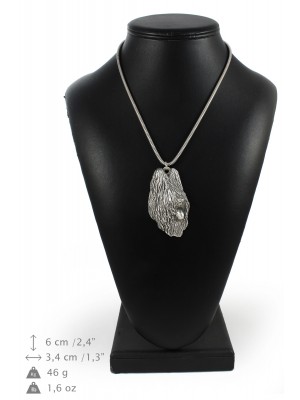 Briard - necklace (silver cord) - 3207 - 33231