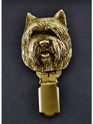 Cairn Terrier - clip (gold plating) - 1028 - 4501