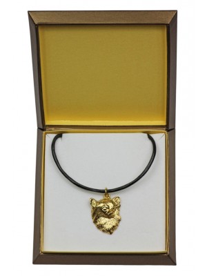 Chihuahua - necklace (gold plating) - 2517 - 27676