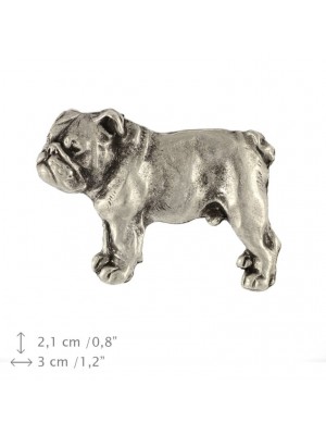 English Bulldog - pin (silver plate) - 444 - 25867