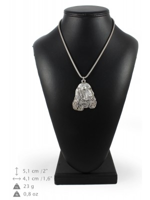 English Cocker Spaniel - necklace (silver chain) - 3333 - 34477