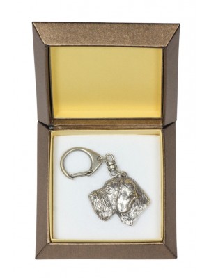 German Wirehaired Pointer - keyring (silver plate) - 2800 - 29920