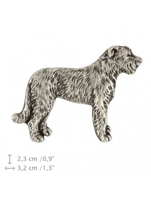 Irish Wolfhound - pin (silver plate) - 453 - 25912