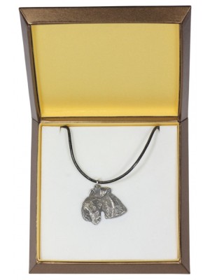 Lakeland Terrier - necklace (silver plate) - 2996 - 31139