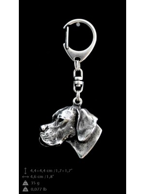 Pointer - keyring (silver plate) - 725 - 9405