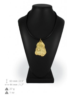Poodle - necklace (gold plating) - 951 - 25432