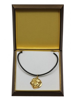 Pug - necklace (gold plating) - 3020 - 31656
