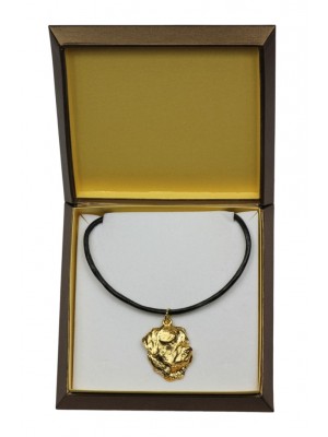 Rottweiler - necklace (gold plating) - 2463 - 27622