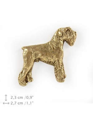 Schnauzer - pin (gold plating) - 1049 - 7775