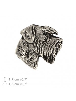 Schnauzer - pin (silver plate) - 467 - 25973