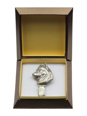 Siberian Husky - clip (silver plate) - 2535 - 28116
