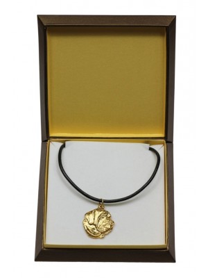 Spanish Mastiff - necklace (gold plating) - 3050 - 31686
