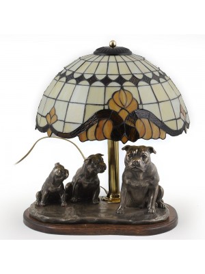 Staffordshire Bull Terrier - lamp (bronze) - 17 - 3170