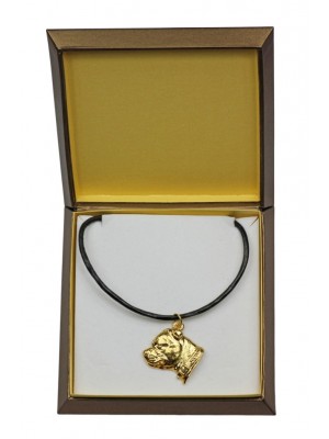Staffordshire Bull Terrier - necklace (gold plating) - 2489 - 27648