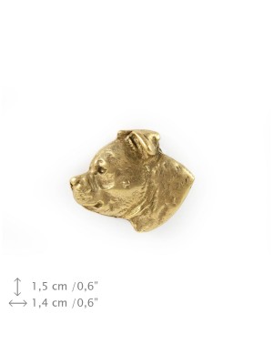 Staffordshire Bull Terrier - pin (gold) - 1572 - 7583