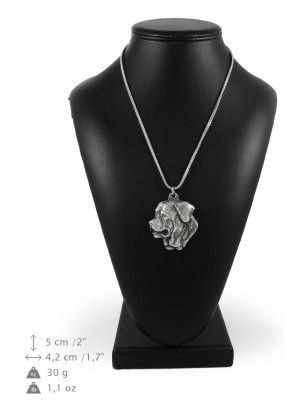 Tosa Inu - necklace (silver chain) - 3373 - 34637