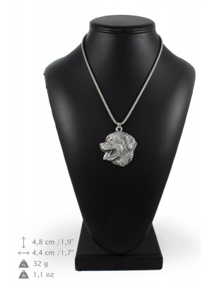 Weimaraner - necklace (silver chain) - 3362 - 34613