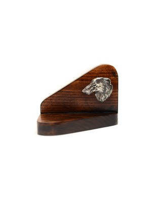 Barzoï Russian Wolfhound - candlestick (wood) - 3579
