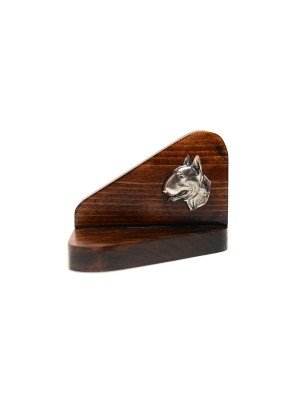 Bull Terrier - candlestick (wood) - 3597