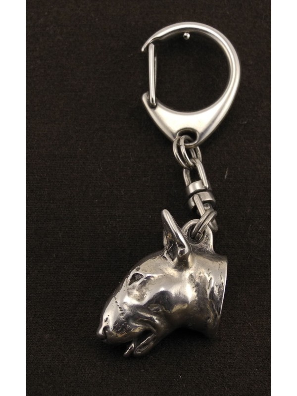 Bull Terrier - keyring (silver plate) - 12 - 111
