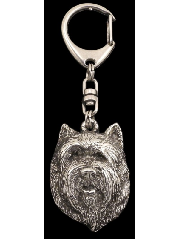 Cairn Terrier - keyring (silver plate) - 118 - 610